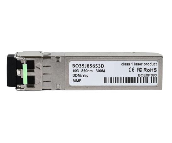 BlueOptics PAN-SFP-PLUS-SR-BO, Fiber optisk, 10000 Mbit/s, SFP+, LC, 300 m, 850 nm