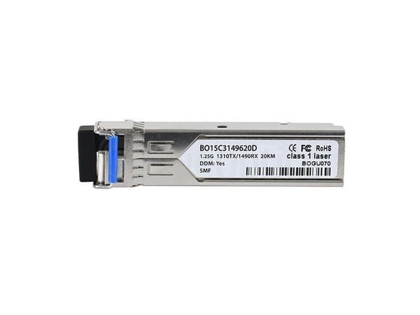 BlueOptics TN-SFP-LXB22-BO, Kuitulevy, 1250 Mbit/s, SFP, SFP, BX-U, 20000 m