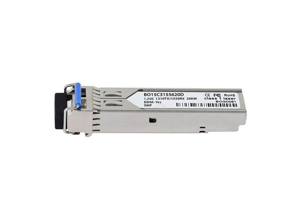 BlueOptics SFP-BXU35-20KM-QL-BO, Fiber optisk, 1250 Mbit/s, SFP, LC, BX-U, 20000 m