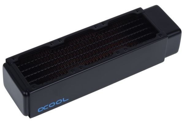 Alphacool NexXxoS XT45, Svart, Radiatorblokk, Væske, Messing, Kopper, Stål, 61,5 mm, 219 mm