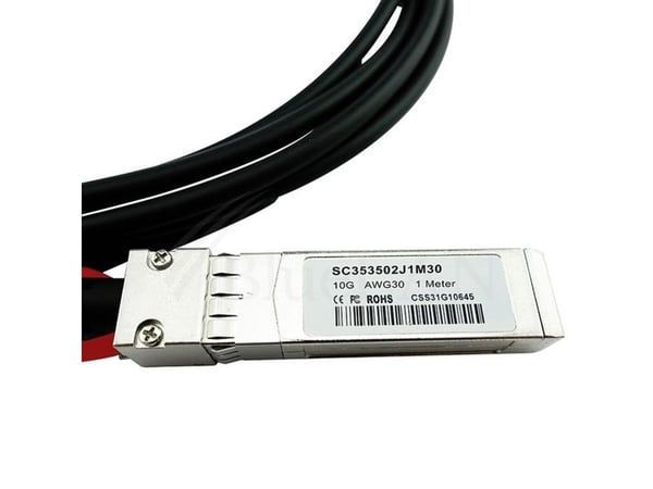 BlueOptics EBR800-TWX-3M-BL, 3 m, SFP+, SFP+, Hunstik, Sort, 10 Gbit/sek.