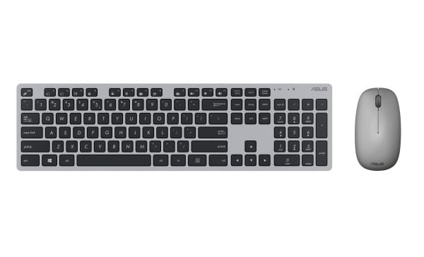 ASUS W5000 - Tastatur- og mussett - trådløs - 2.4 GHz - hvit