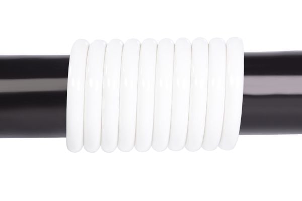 Alphacool 17531, Vit, Rör, Polyvinylklorid (PVC), 80°, 1,6 cm, 3 m