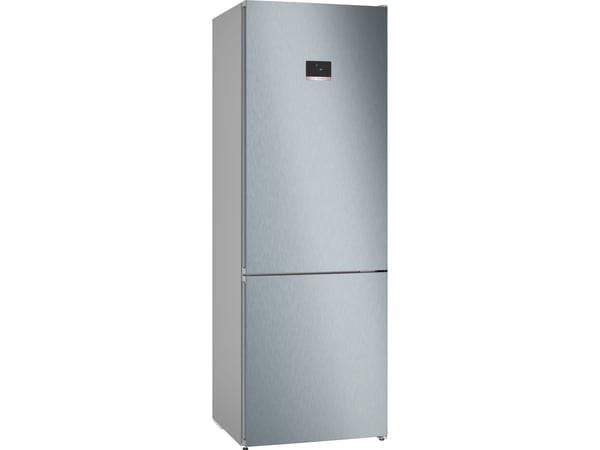 Bosch Serie | 4 KGN497LDF - Kjøleskap/fryser - bunnfryser - bredde: 70 cm - dybde: 66.7 cm - høyde: 203 cm - 440 liter - Klasse D - metalletterligning