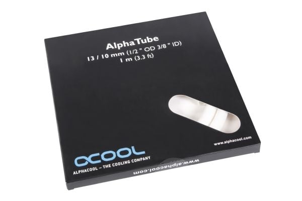 Alphacool 17533, Vit, Rör, Polyvinylklorid (PVC), 80 ° C, 1,3 cm, 100 cm