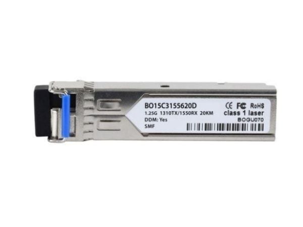 Kompatibel Sophos SFP-BXU35-20KM BlueOptics BO15C3155620D SFP-transceiver, LC-Simplex, 1000BASE-BX-U, Singlemode fiber, TX1310nm/RX1550nm, 20KM, DD...