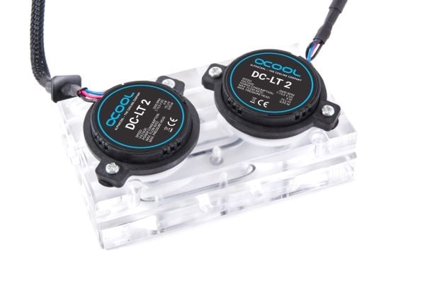 Alphacool DC-LT 2, Pumpe, Keramisk, Plast, Sort, 3-pin, 52 mm, 18 mm