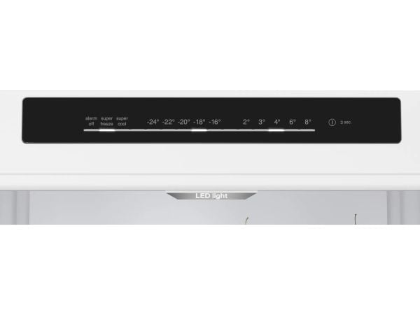 Bosch Serie | 4 KGN392LBF - Kjøleskap/fryser - bunnfryser - bredde: 60 cm - dybde: 66.5 cm - høyde: 203 cm - 363 liter - Klasse B - rustfritt stål ...
