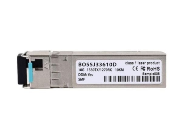 BlueOptics SFP-10G-BX-D-CI-BO, Fiberoptik, 10000 Mbit/s, SFP+, 10000 m, 1330 nm, 1270 nm