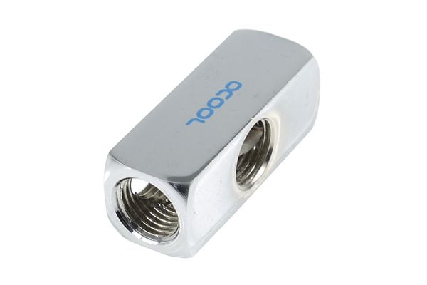 Alphacool HF 5-way connection terminal G1/4 inner thread - Kylvätskesystemterminal - krom
