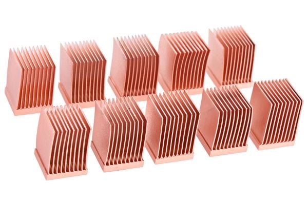 Alphacool 17426, Kjøleribbe, Kopper, Kobber, 10 mm, 10 mm, 65 g