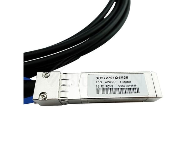 BlueOptics SFP28-DAC-0.5M-SS-BL, 0,5 m, SFP28, SFP28, Hunkjønn