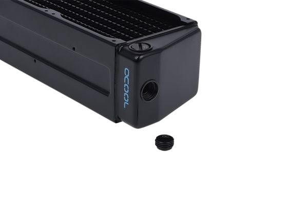 Alphacool NexXxoS UT60 Full Copper X-Flow, Radiatorblokk, Kopper, Stål, Sort, 60 mm, 203,5 mm, 80 mm