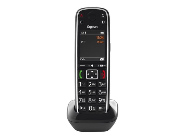 Gigaset E720HX - Trådløst ekstra håndsett med anrops-ID - ECO DECT\GAP\CAT-iq - SIP, RTP - svart