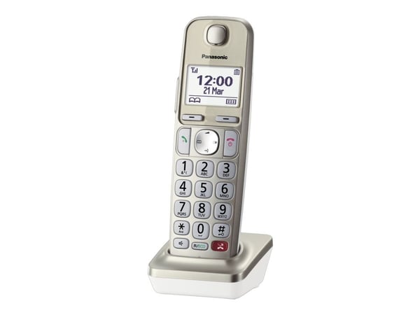 Panasonic KX-TGEA25 - Trådløst ekstra håndsett - gullchampagne