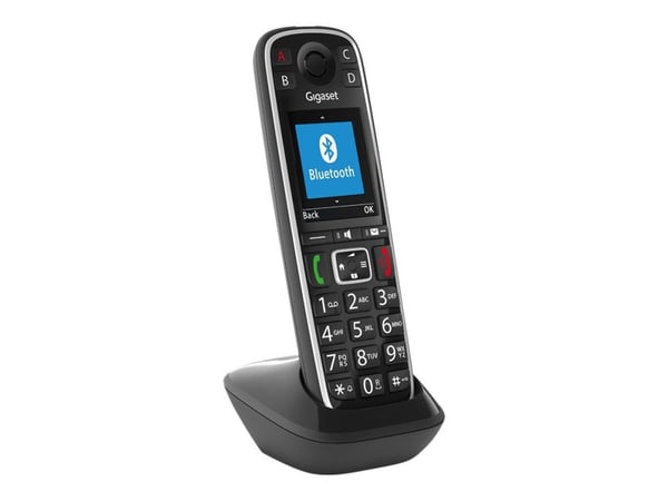 Gigaset E720HX - Trådløst ekstra håndsett med anrops-ID - ECO DECT\GAP\CAT-iq - SIP, RTP - svart