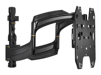 Chief Thinstall 18" Extension Single Arm Wall Mount - For Displays 32-65" - Black - Monteringssats (lutningsbart väggfäste, dubbel svängarm) - för ...