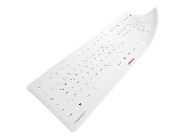 CHERRY 61510017, Näppäimistön suoja, Silikoni, 463 mm, 164 mm, 100 g, Harmaa