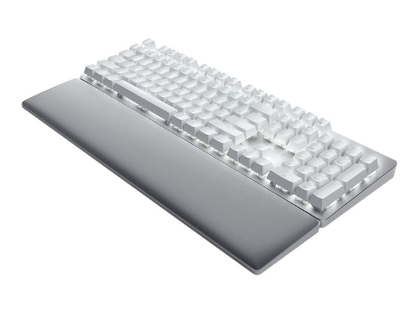 Razer Pro Type Ultra - Tastatur - bakgrunnsbelyst - trådløs - USB-C, Bluetooth, 2.4 GHz - QWERTY - USA - tastsvitsj: Razer Yellow