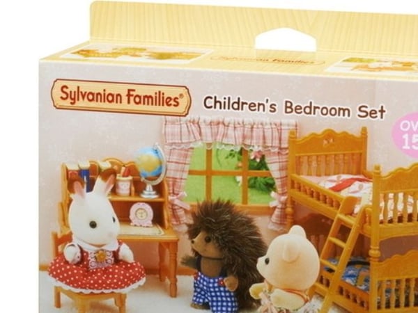 Sylvanian Families Barnerom med køyesenger