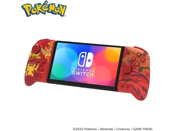 Hori Split Pad Pro (Charizard & Pikachu), Gamepad, Nintendo Switch, Nintendo Switch OLED, Turboknapp, Hjem-knapp, D-pute, Analog/digital, Koblet me...