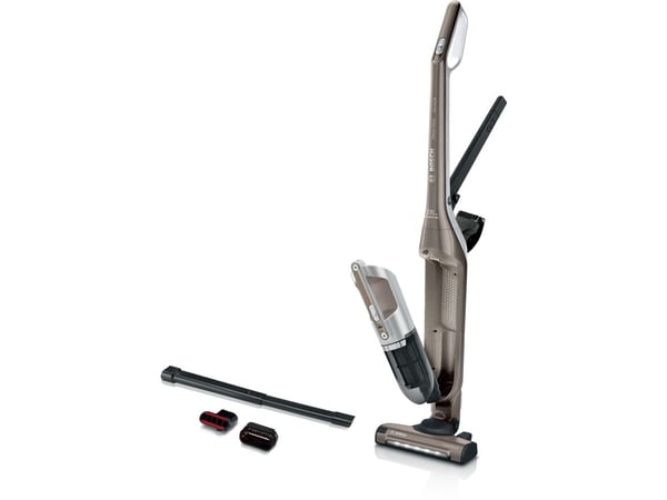 Bosch Flexxo BBH3ALL23 - Støvsuger - pinne/håndholdt (2-i-1) - uten pose - uten kabel - champagnemetallisk