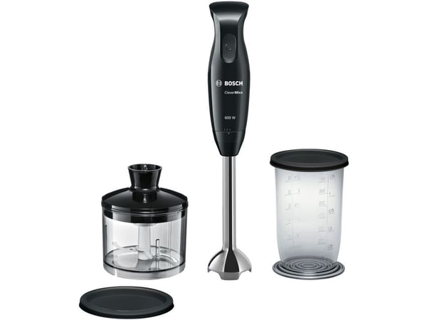 Bosch CleverMixx MSM2620B - Håndmikser - 600 W - svart/antrasitt