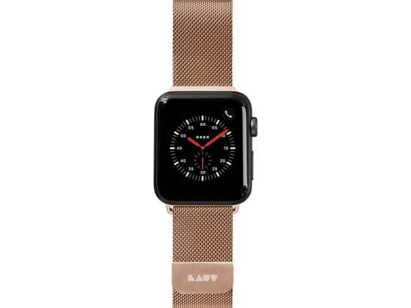 LAUT Steel Loop, Strop / Belte, Smartklokke, Gull, Apple, Apple Watch 38/40/41 mm, Rustfritt stål