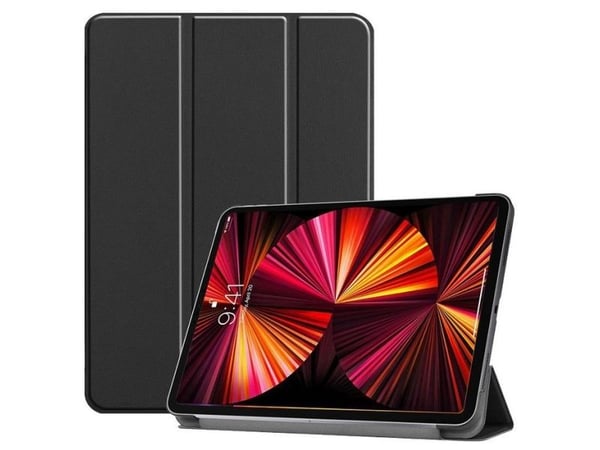 CoreParts - Lommebok for nettbrett - tri-fold caster, with auto-wake function - svart - 11" - for Apple 11-inch iPad Pro (1. generasjon, 2. generas...