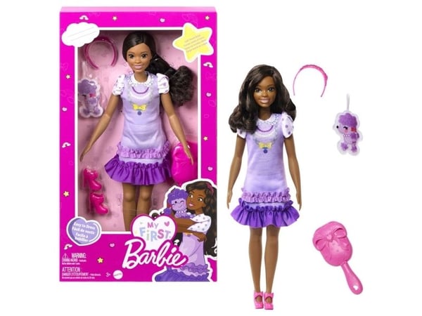 Barbie My First Barbie Core-nukke Musta