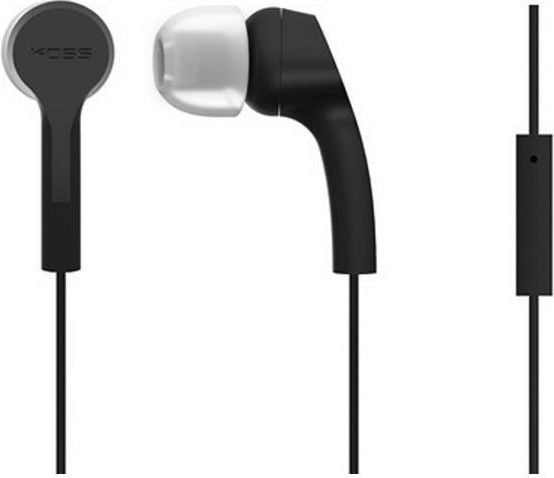 Koss KEB9i, Hodetelefoner, I ørene, Samtaler/Musikk, Svart, 1,2 m, 110 dB