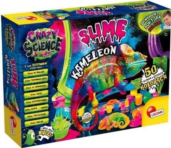 Lisciani Crazy Science Slime Chameleon Science Kit