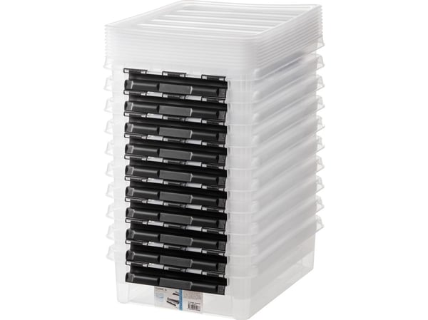 SmartStore Classic oppbevaringsboks med lokk, 10-pk