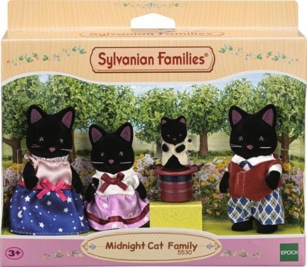 Sylvanian Families Midnight Cat Family