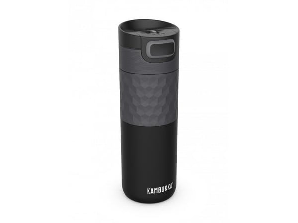 Kambukka Etna Grip Black Steel 500ml (17oz) musta