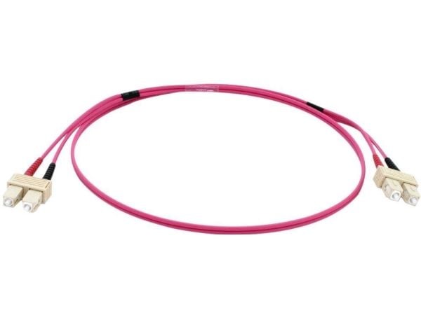MicroConnect - Nettverkskabel - ST/UPC-multimodus (hann) til ST/UPC-multimodus (hann) - 3 m - 2 mm - fiberoptisk - 50 / 125 mikroner - OM4 - haloge...