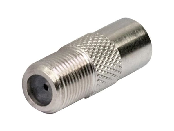 Schwaiger UEST9330 531, IEC, F, urosliitin, naarasliitin, hopea, metallia