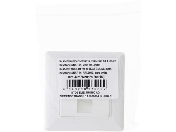 InLine 76201Y, 80 mm, 25 mm, 80 mm, 51 g, 80 mm, 80 mm
