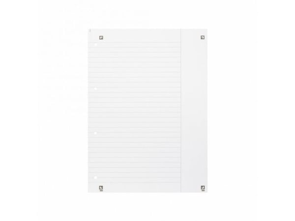 Oxford Collegeblock A4+220x295mm 80 Bl. Liniert Rand baltas R