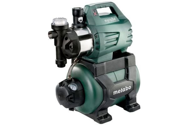 Metabo HWWI 3500/25 INOX, 1100 W, AC, 4,5 bar, 3500 l/h, IPX4, Musta, Vihreä, Ruostumaton teräs