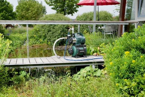 Metabo HWWI 3500/25 INOX, 1100 W, AC, 4,5 stang, 3500 l/t, IPX4, Sort, Grønn, Rustfritt stål