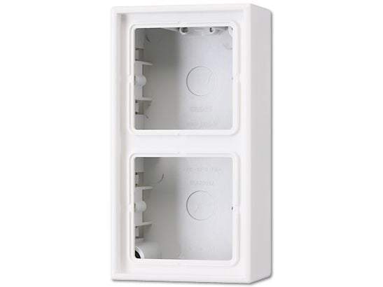 JUNG LS 582 A WW, Pintakiinnitys, Valkoinen, Duroplast, 81 mm, 47 mm, 152 mm