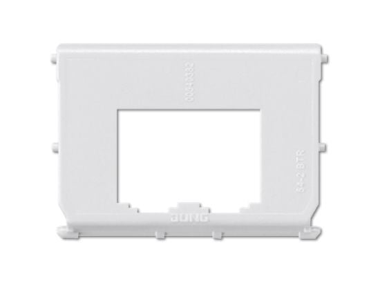 JUNG 54-2BTR, Valkoinen, Termoplastinen, Tavanomainen, JUNG, RJ-45, 1 kpl