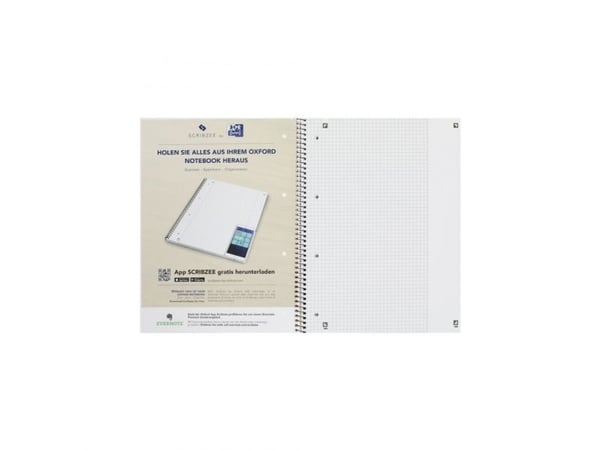 Oxford 100050356, gul, A4, 90 g/m²