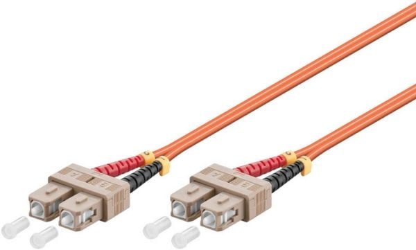 MicroConnect - Verkkokaapeli - SC/UPC monimuotokaapeli (uros) SC/UPC monimuotokaapeliin (uros) - 10 m. - 2 mm - valokuitu - duplex - 50/125 my - OM...