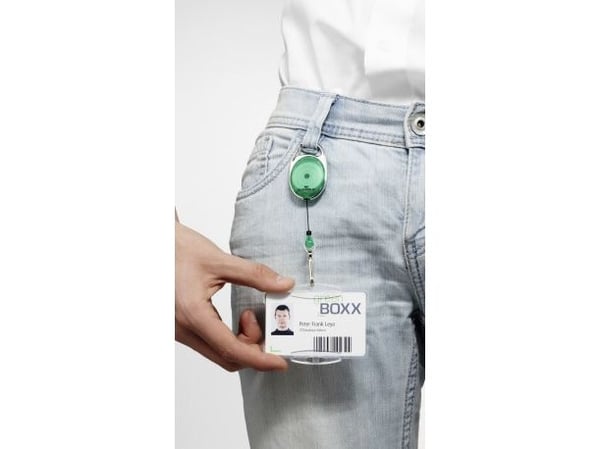Durable 832705, Uttrekkbar merkesnelle, Grønn, Sølv, 1 stykker, Metall
