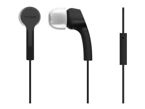 Koss KEB9i, Hodetelefoner, I ørene, Samtaler/Musikk, Svart, 1,2 m, 110 dB