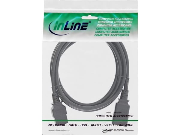 InLine 16641D, 2 m, C19 liitin, C20 liitin, H05VV-F3G