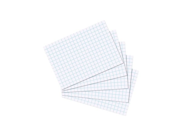 Herlitz 10621431, Hvit, Rute papir, 170 g/m², 100 stykker