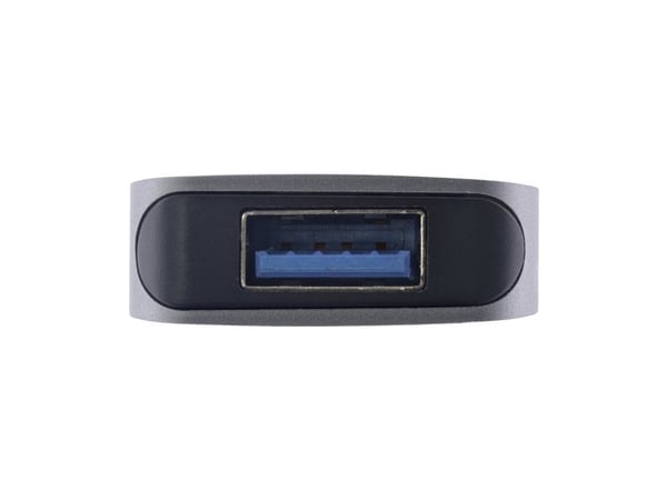 InLine 33271L, USB 2.0 Type-C, USB 3.2 Gen 1 (3.1 Gen 1) Type-A, USB 3.2 Gen 1 (3.1 Gen 1) Type-C, 5000 Mbit/s, Grå, Aluminium, 87 W
